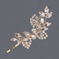 Gold Floral Leaf Light Luxury Hair Clip Hs-J3517g