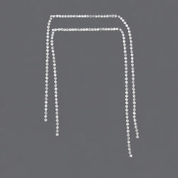 Silver Claw Chain Tassel Hair Clip Hs-J6302s