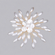 sparkling Full-Diamond Brooch Pin For Suit And Evening Gown