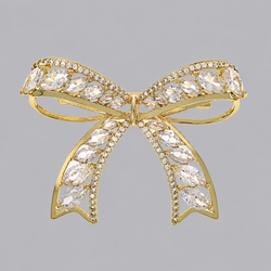 Bow Evening Banquet Versatile Brooch Brs-J437g