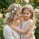 handmade Soft Clay Flower Pearl Hairpin Headband Set