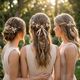 handmade Soft Clay Flower Pearl Hairpin Headband Set