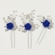 handmade Soft Clay Flower Pearl Hairpin Headband Set