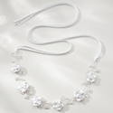 handmade Soft Clay Flower Pearl Hairpin Headband Set