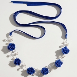 Blue Rose Hairband Hs-J6991sblue