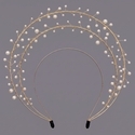 versatile Multi-Layer Pearl Floral Crown Headband