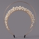 versatile Multi-Layer Pearl Floral Crown Headband