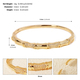 copper Zircon Geometric Open Cuff Bracelet