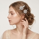 fashionable Light Luxury Versatile Hair Clip (2-Piece Set) HS-J6477 rhinestone Flower Hair Clip Set For Bridal Wedding