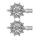 fashionable Light Luxury Versatile Hair Clip (2-Piece Set) HS-J6477 rhinestone Flower Hair Clip Set For Bridal Wedding
