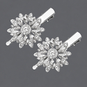 fashionable Light Luxury Versatile Hair Clip (2-Piece Set) HS-J6477 rhinestone Flower Hair Clip Set For Bridal Wedding