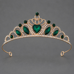 Green Diamond Versatile Kids Crown Ts-J3411ggreen