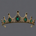 light Luxury Rhinestone Queen Crown Hollow Alloy Headband