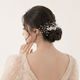 forest Style Pearl Floral Hair Comb Crystal Hairpin