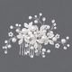 forest Style Pearl Floral Hair Comb Crystal Hairpin