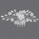 forest Style Pearl Floral Hair Comb Crystal Hairpin