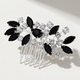 light Luxury Rhinestone Floral Bridal Hair Comb
