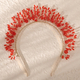 silver TS-J3274S handmade Crystal Crown Headband For Bridal Wedding