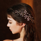 rhinestone Crystal Hair Comb Wedding Updo Accessory Vintage Handmade Bridal Insert Comb