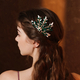 rhinestone Crystal Hair Comb Wedding Updo Accessory Vintage Handmade Bridal Insert Comb