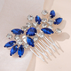 rhinestone Crystal Hair Comb Wedding Updo Accessory Vintage Handmade Bridal Insert Comb
