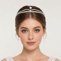 bridal Zircon Small Crown Headpiece Princess Birthday Party Performance