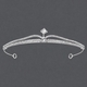 bridal Zircon Small Crown Headpiece Princess Birthday Party Performance