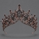 gothic Halloween Crown Dark Queen Skull Bat Headpiece