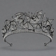 gothic Halloween Crown Dark Queen Skull Bat Headpiece