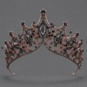 gothic Halloween Crown Dark Queen Skull Bat Headpiece