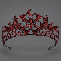 Dark Night Bat Red Diamond Crown Ts-J3423hred