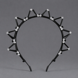 Minimalist Dark Party Headband Ts-J3332blk