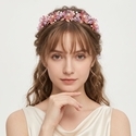 acrylic Floral Wreath Headband For Women