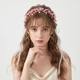 acrylic Floral Wreath Headband For Women