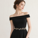 forest-Style Pearl Vine Tulle Waist Seal Adjustable Slimming Belt