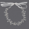 forest-Style Pearl Vine Tulle Waist Seal Adjustable Slimming Belt