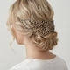 handwoven Mesh Diamond-Studded Bridal Headband