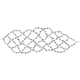handwoven Mesh Diamond-Studded Bridal Headband
