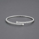 zircon Light Luxury Bangle Bracelet For Women