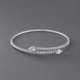 zircon Light Luxury Bangle Bracelet For Women