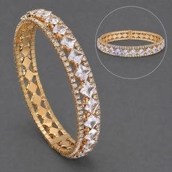 Gold Light Luxury Bridal Bracelet Bs-J5573g