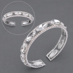 Silver Diamond Light Luxury Versatile Bracelet Bs-J5461s