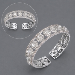 Silver Party Light Luxury Bracelet Bs-J5464s