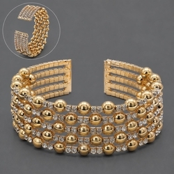 Gold Bridal Dinner Bracelet Bs-J5483g
