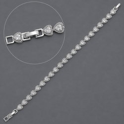 Silver Bridesmaid Photoshoot Bracelet Bs-J5472s