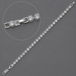 Silver Bridal Photoshoot Bracelet Bs-J5475s