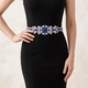 retro Rhinestone Ribbon Waist Seal Belt For Women
