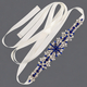 retro Rhinestone Ribbon Waist Seal Belt For Women