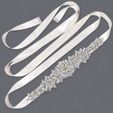 retro Rhinestone Ribbon Waist Seal Belt For Women