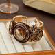 light Luxury European Style Women's Bracelet With Inlaid Gemstone Design